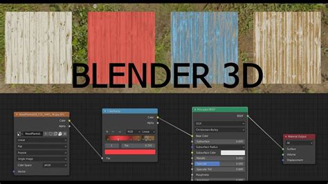 How To Change The Color Of Any Texture In Blender YouTube