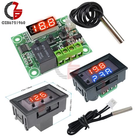 12V 24V 110V 220V W1209WK W1209 Digital Thermostat Temperature ...