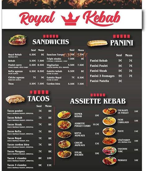 Royal Kebab à Guichen menu et photos