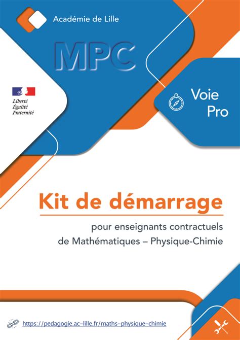 Kit de démarrage MPC pour les enseignants contractuels Mathématiques