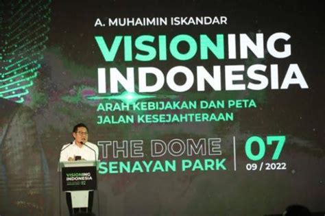 Muhaimin Iskandar Rilis Buku Visioning Indonesia Arah Kebijakan Dan