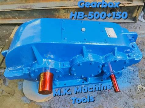 GEAR EN9 SHAFT EN24 Crane Duty Helical Gear Box HR 500 150 At 90000