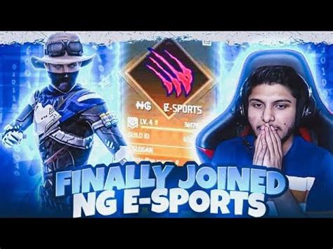 FINALLY I JOINED NG ESPORTS NonstopGaming YouTube