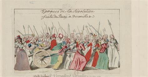 Women's March on Versailles, 5 October 1789 (Illustration) - World ...