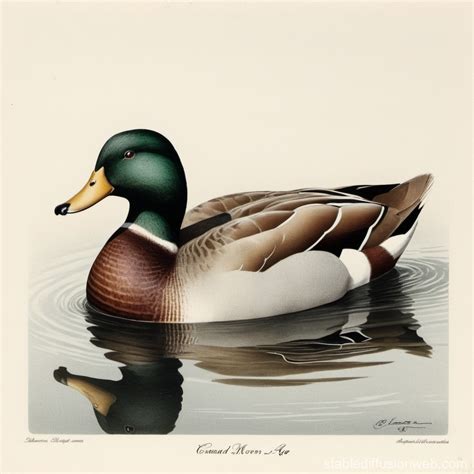 Medieval Depiction of Gravure Ducks | Stable Diffusion Online