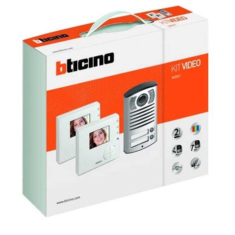 Kit Videocitofonico Bifamiliare Classe 100V12B Bticino 365521