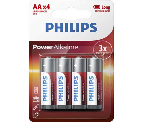 Philips Power Alkaline AA 4szt Baterie I Akumulatorki Sklep