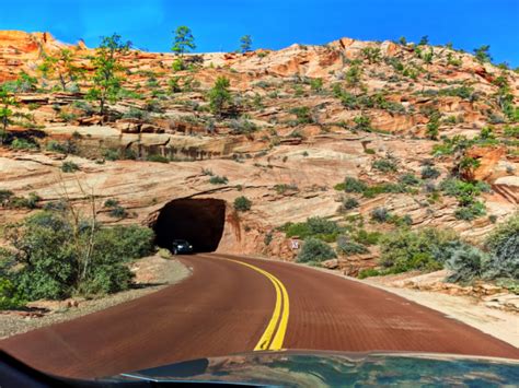 Entrance to Zion Mt Carmel Tunnel Zion National Park Utah 2 - 2 Travel Dads