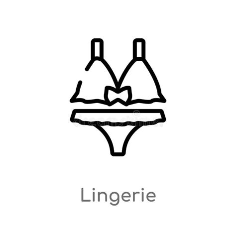 Ensemble Plat D Ic Nes De Glyph De Lingerie Types De Culottes Sous V Tements De Femme Bikini