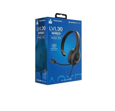 Pdp Gaming Lvl30 Wired Chat Headset Playstation 4 Ebay