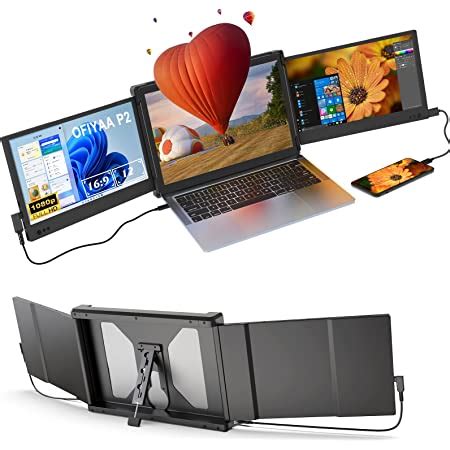 Amazon OFIYAA P2 12 Triple Portable Monitor For Laptop Screen