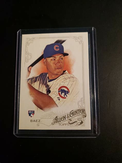 Topps Allen Ginter Javier Baez Rookie Card Rc Ebay