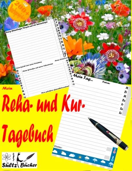 Mein Reha und Kurtagebuch Tagebuch für 30 Tage von Uwe H Sültz