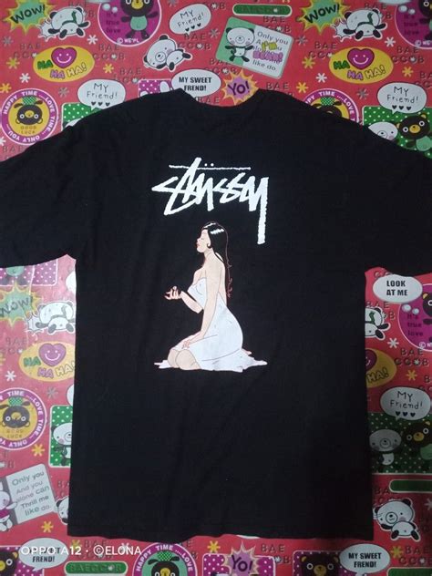 Vintage Stussy Naked Girl Men S Fashion Tops Sets Tshirts Polo Shirts On Carousell
