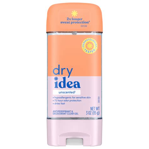 Save On Dry Idea Advanced Dry Unscented Antiperspirant Deodorant Clear