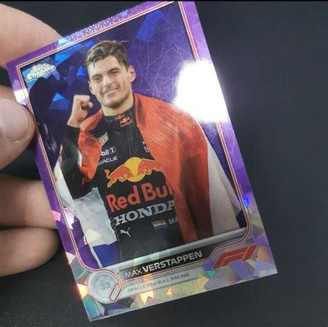 Topps Chrome Sapphire Formula F Max Verstappen Variation Ssp