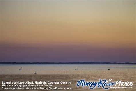 Sunset Over Lake Albert Meningie Coorong Country