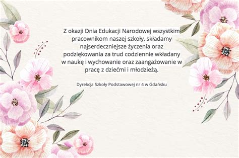 Dzień Edukacji Narodowej Szkoła Podstawowa nr 4 im Króla Kazimierza