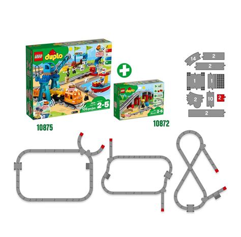 LEGO DUPLO 10872 Treinbrug en -rails | Voordelig