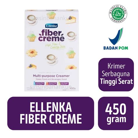 Jual Ellenka Fiber Creme 450gram Atau 5 Sachet 100gram Shopee