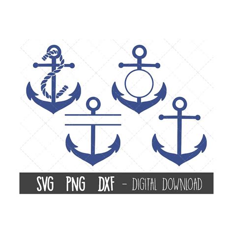 Anchor Svg Bundle Anchor Monogram Svg Anchor Cut File Anc Inspire Uplift