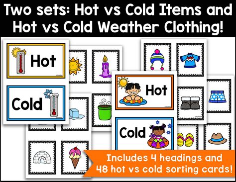 Hot And Cold Sorting Preschool