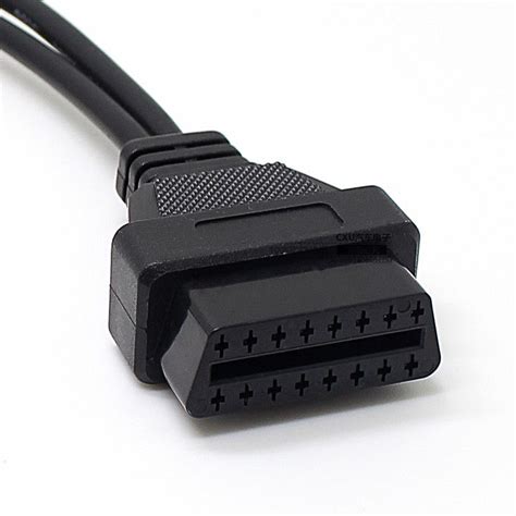 Mitsubishi 12pin Obd1 Obd2 Connector Adapter For Mitsubishi Car Cables