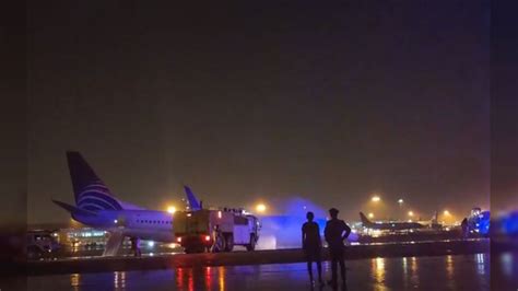 Avión procedente de la CDMX se sale de la pista en aeropuerto de Panamá