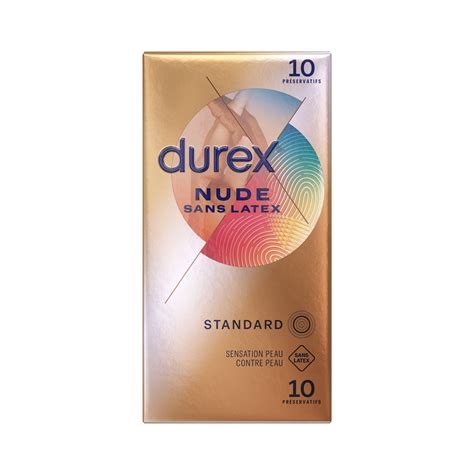 DUREX Nude Préservatif sans latex préservatifs pas cher Auchan fr