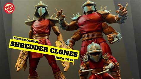 Tmnt Shredder Clones Mirage Comics Neca Toys Youtube