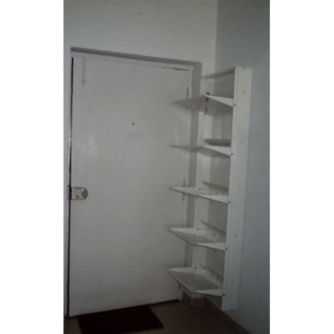 Powder Coated White Ms Wall Mounted Shoe Rack Shelves At Rs In