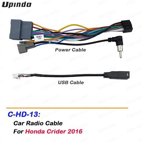 Car Radio Cable Adapter Power Wiring Harness Android Multimedia Player Connector Socket For