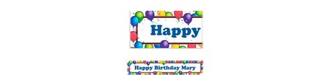 Custom Happy Birthday Banners Happy Birthday Signs Party City