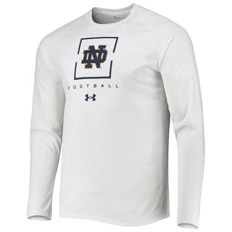 Mens Under Armour White Notre Dame Fighting Irish 2023 Aer