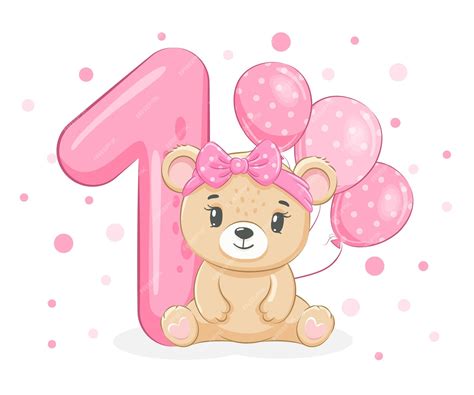 Desenho De Criança De 1 Aninho - Uma ilustração do desenho animado "Feliz aniversário, 1 ano", uma ...