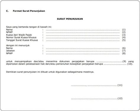 Surat Kuasa Pajak Contoh Syarat Pembuatan Dan Penggunaannya