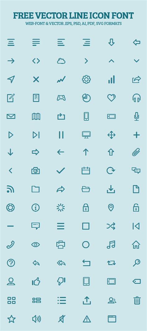 20 Awesome Free Icon Fonts to Use in Your Designs