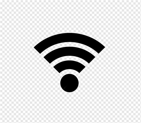 Black Wifi Logo Against Blue Background Wi Fi Wireless Network Hotspot