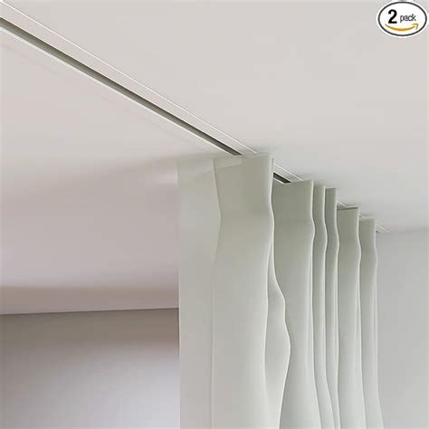 BrukyTro Ceiling Mount Curtain Tracks,Hidden Ceiling Tracks for ...
