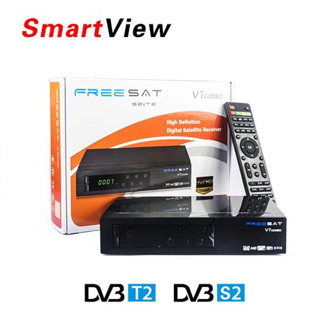 Genuine Freesat V7 Combo HD Satellite Receiver DVB S2 DVB T2 Combo