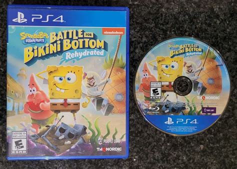 Games SpongeBob SquarePants Battle For Bikini Bottom Rehydrated PS For Sale In Johannesburg