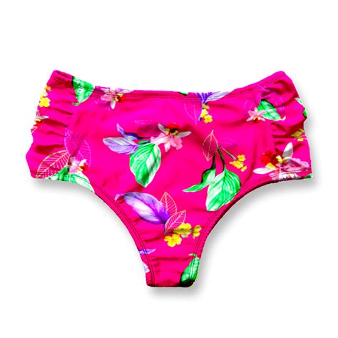 Calcinha Biquíni Cintura Alta Hot Pants Forro Zero Transparência Shopee Brasil