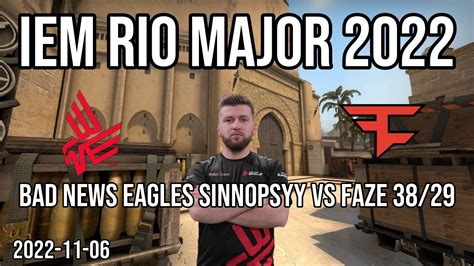 CSGO POV Bad News Eagles Sinnopsyy Vs FaZe 38 29 Mirage 2022 11