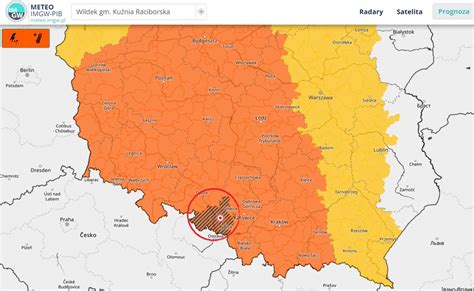 IMGW PIB METEO POLSKA On Twitter IMGWlive 11 00 Z Zach Na Wsch