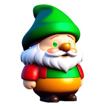 St Patricks Day Gnome 3d Model Ai Digital Artwork Gnome 3d Render