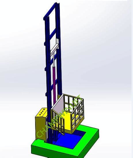 Guide Rail Cargo Lift Chamlift