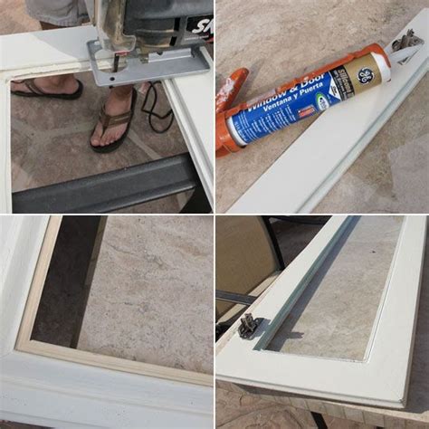 Insert Glass Into Cabinet Doors