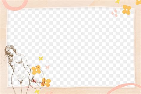 Naked Woman Sketch Png Frame Free PNG Rawpixel