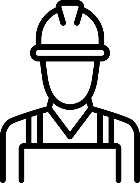 Line Icon For Contractor 16058420 Vector Art At Vecteezy