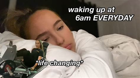 Waking Up At 6am Everyday For A Week… Youtube